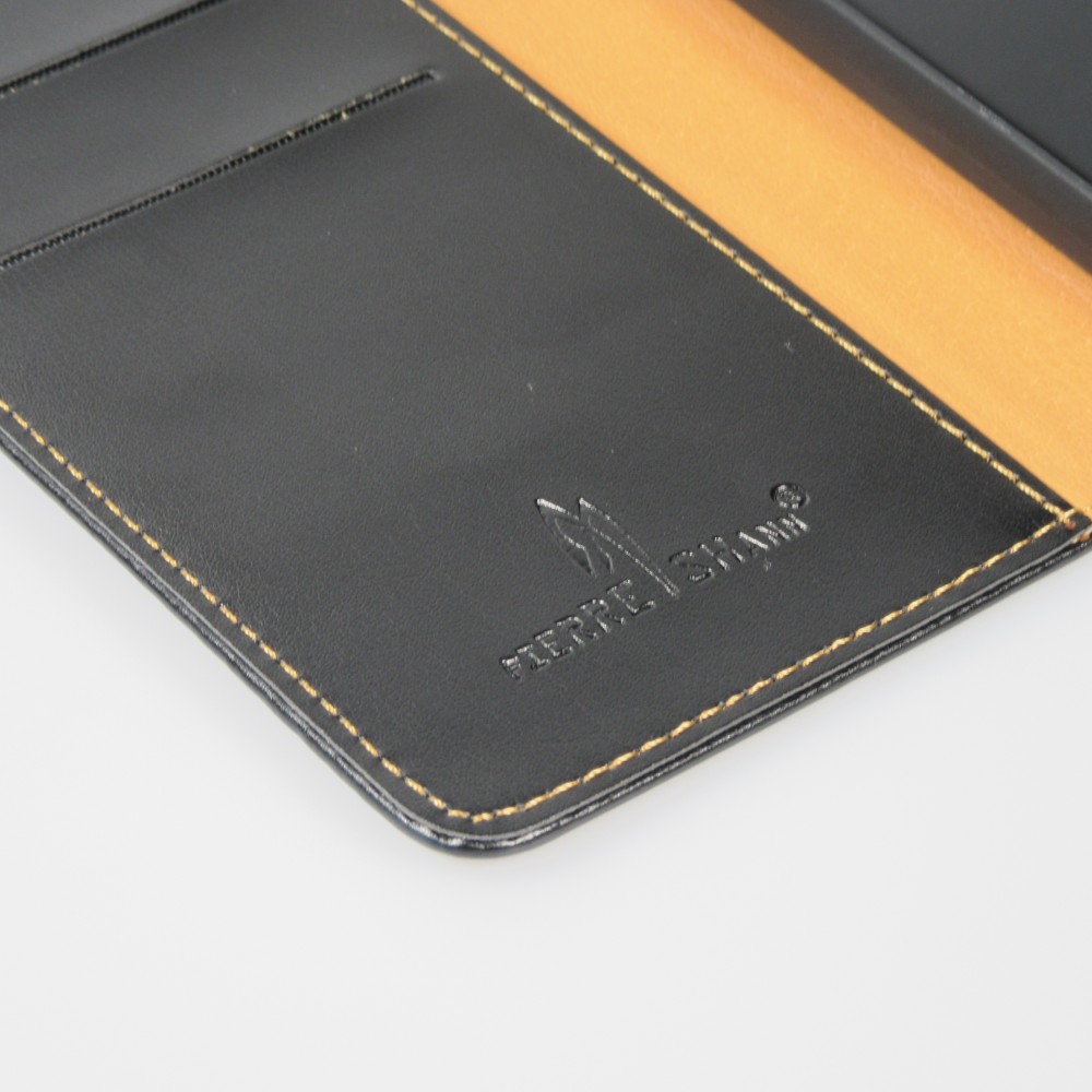 Fourre Samsung Galaxy S23+ - Flip Shierre Shann cuir véritable - Noir