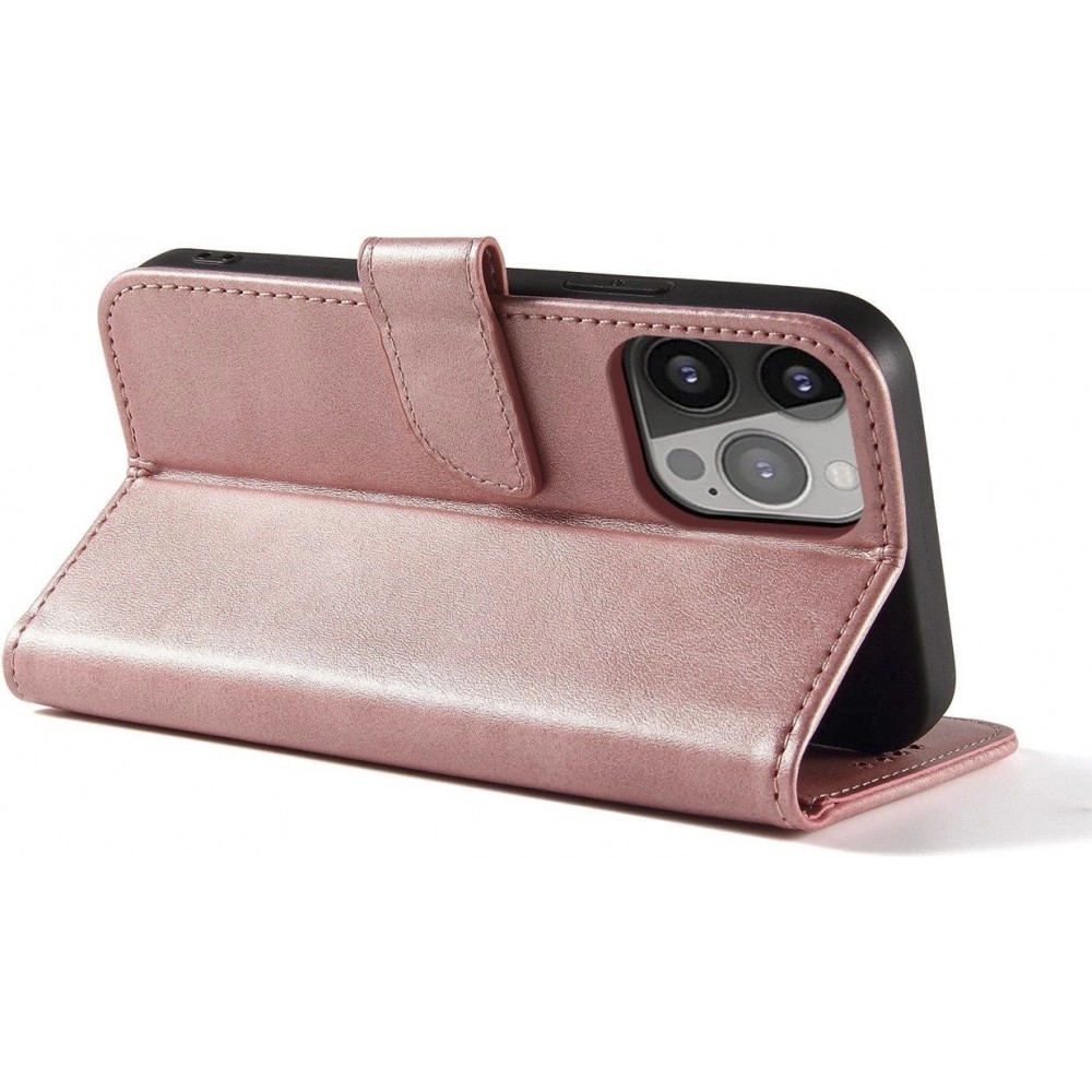 Fourre Samsung Galaxy S25+ - Flip cuir avec rabat magnétique - Rose
