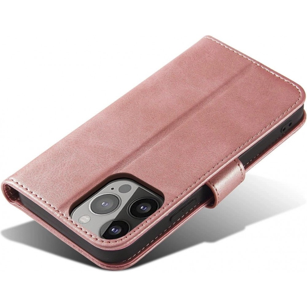 Fourre Samsung Galaxy S25+ - Flip cuir avec rabat magnétique - Rose