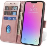 Fourre Samsung Galaxy S25+ - Flip cuir avec rabat magnétique - Rose