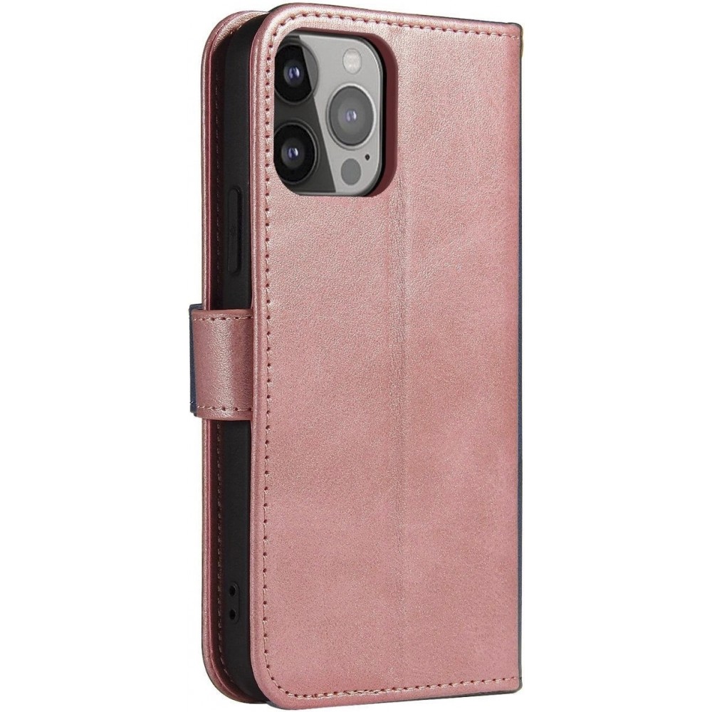 Fourre Samsung Galaxy S25 - Flip cuir avec rabat magnétique - Rose