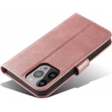 Fourre Samsung Galaxy S25 - Flip cuir avec rabat magnétique - Rose