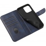 Fourre Samsung Galaxy S25 Ultra - Flip cuir avec rabat magnétique - Bleu foncé