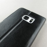 Hülle Samsung Galaxy S7 edge - Premium Flip - Schwarz