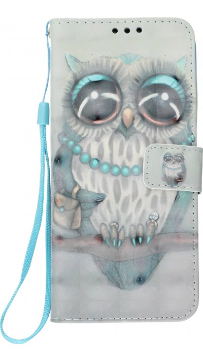 Fourre Samsung Galaxy S10e - Flip 3D fashion owl