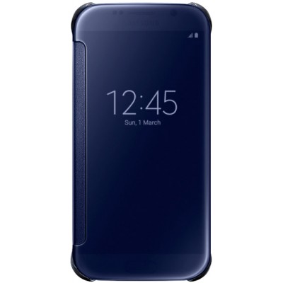 Hülle Samsung Galaxy S10+ - Clear View Cover dunkelblau