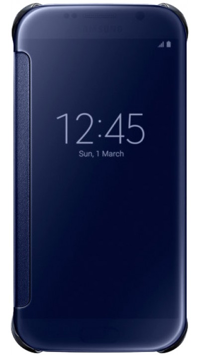 Fourre Samsung Galaxy S10+ - Clear View Cover - Bleu foncé