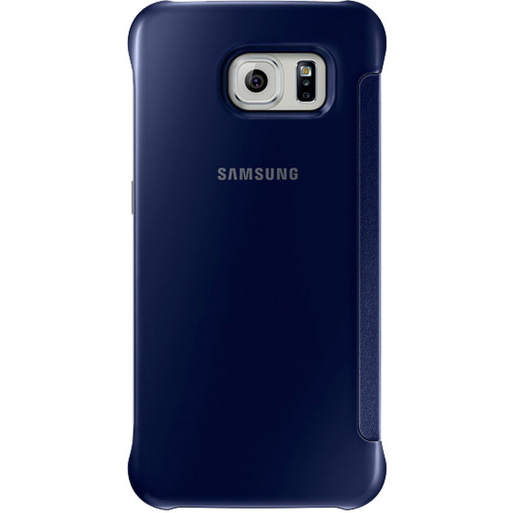 Hülle Samsung Galaxy S7 - Clear View Cover dunkelblau