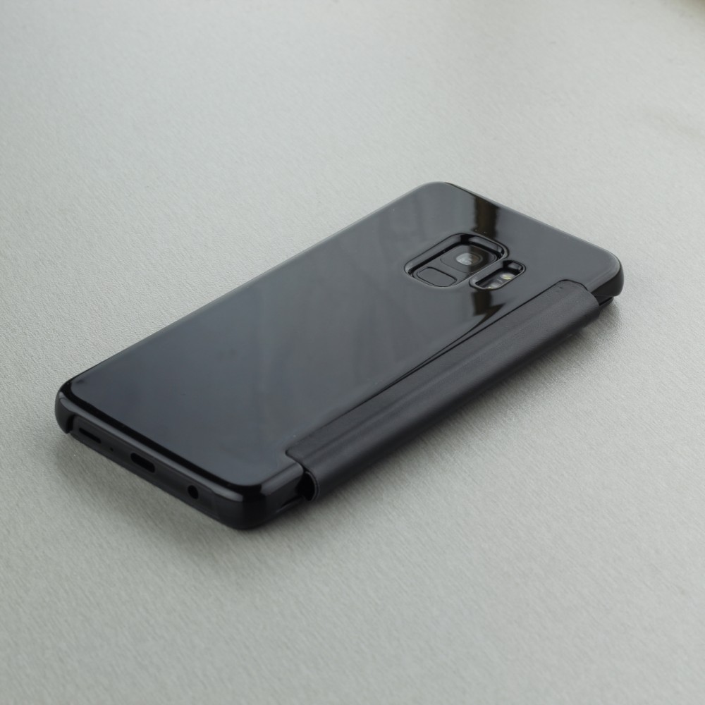 Hülle Samsung Galaxy S9+ - Clear View Cover - Schwarz