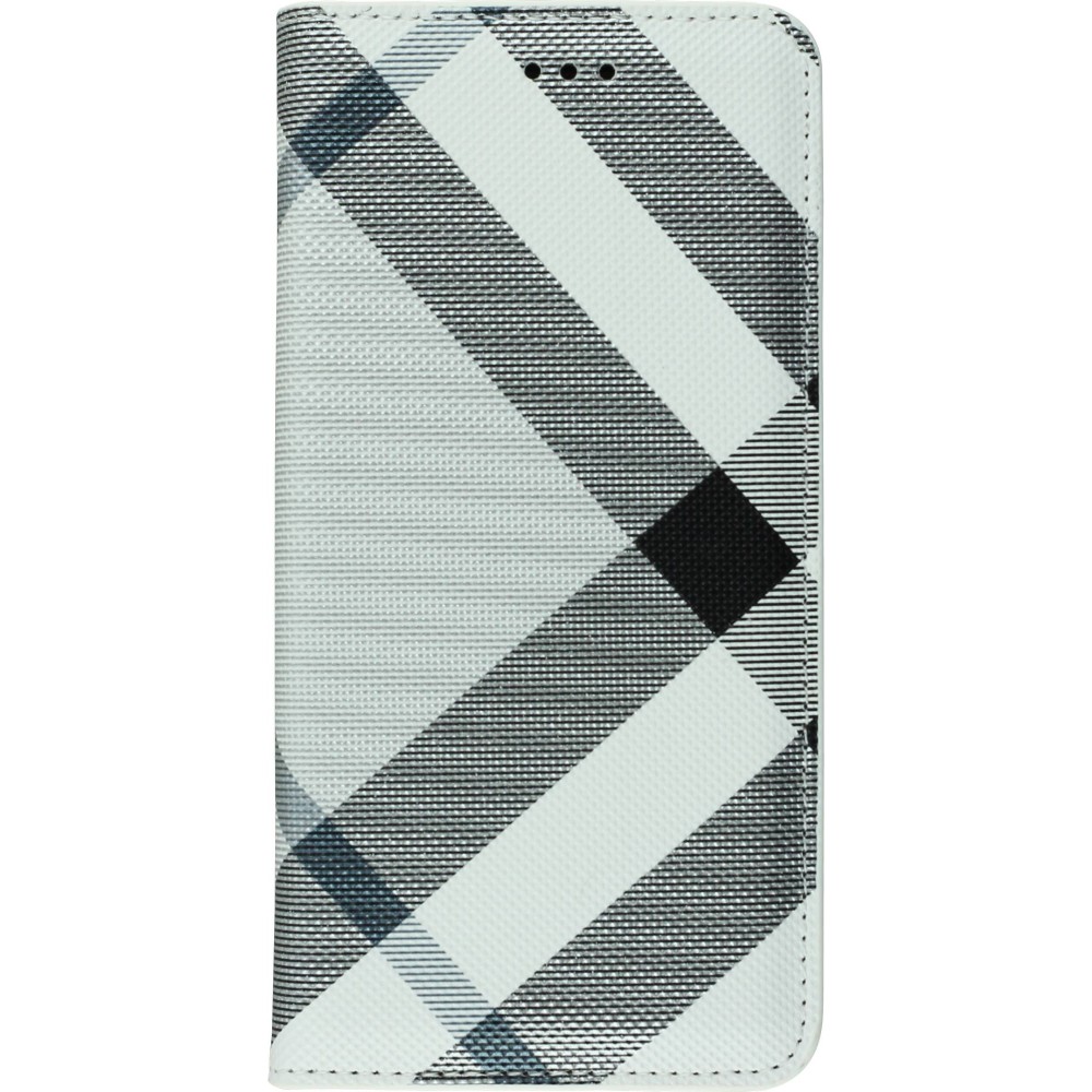 Fourre Samsung Galaxy S9 - Flip Lines - Blanc