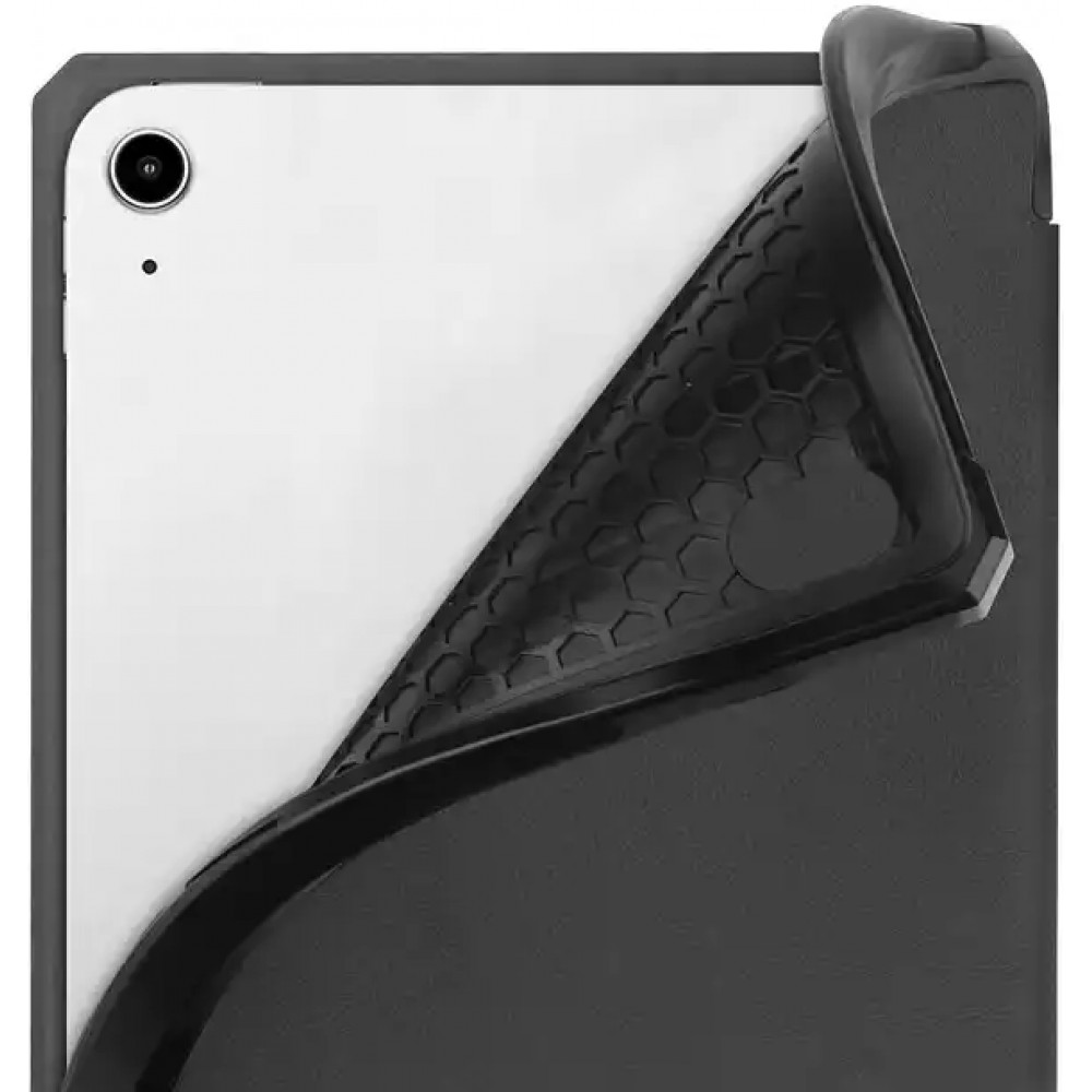 Fourre iPad mini 6 (8.3"/2021) - Coque 2 en 1 antichoc similicuir avec bumper et support intégré - Bleu foncé