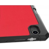 Fourre iPad mini 6 (8.3"/2021) - Coque 2 en 1 antichoc similicuir avec bumper et support intégré - Bleu clair