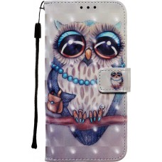Fourre iPhone 11 - Flip 3D fashion owl