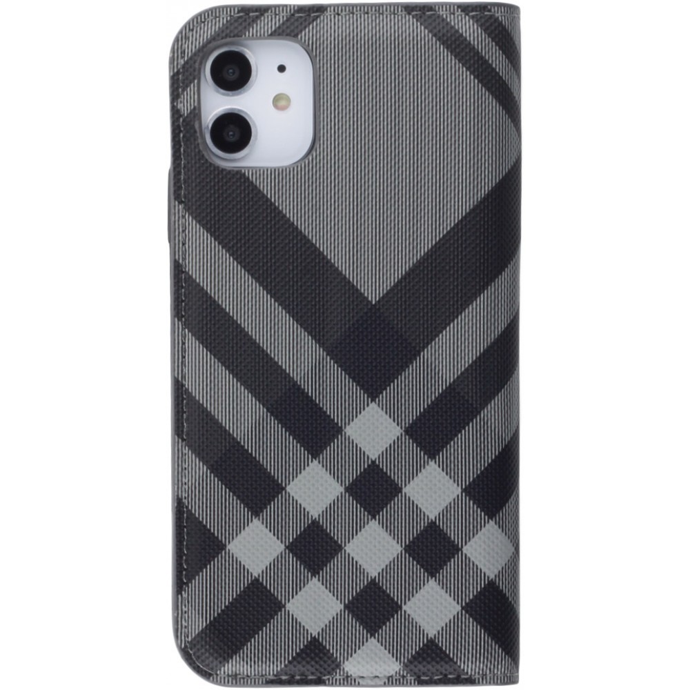 Fourre iPhone 13 - Flip Lines - Gris