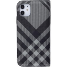 Hülle iPhone 13 mini - Flip Lines - Grau