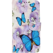 Fourre iPhone 11 - Flip butterfly Flower