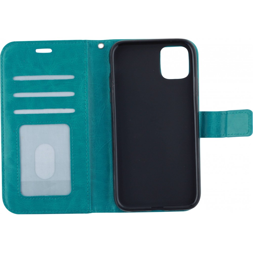 Fourre iPhone 12 / 12 Pro - Premium Flip - Turquoise