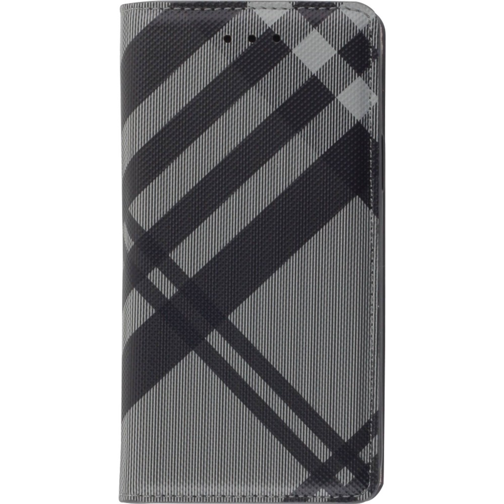 Fourre iPhone 11 Pro Max - Flip Lines - Gris