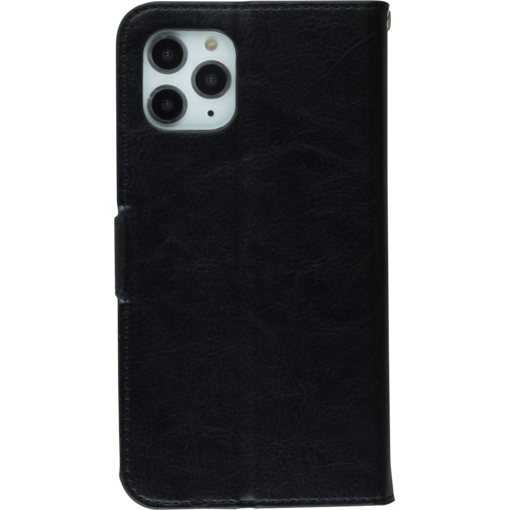 Hülle iPhone 11 Pro Max - Premium Flip - Schwarz