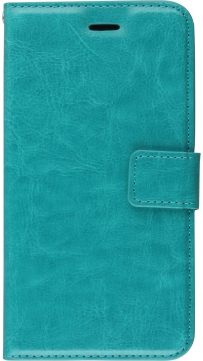 Fourre iPhone 15 Pro - Premium Flip - Turquoise