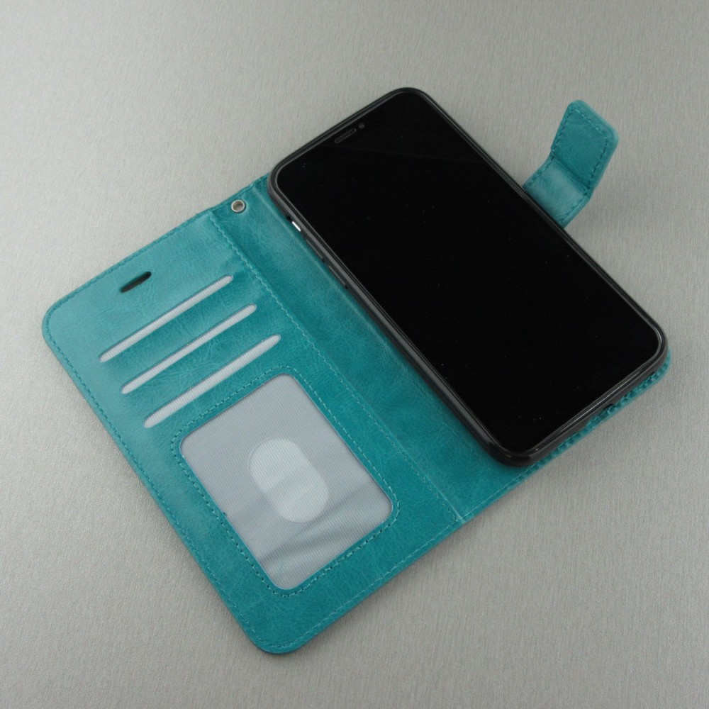 Fourre iPhone 11 Pro Max - Premium Flip - Turquoise