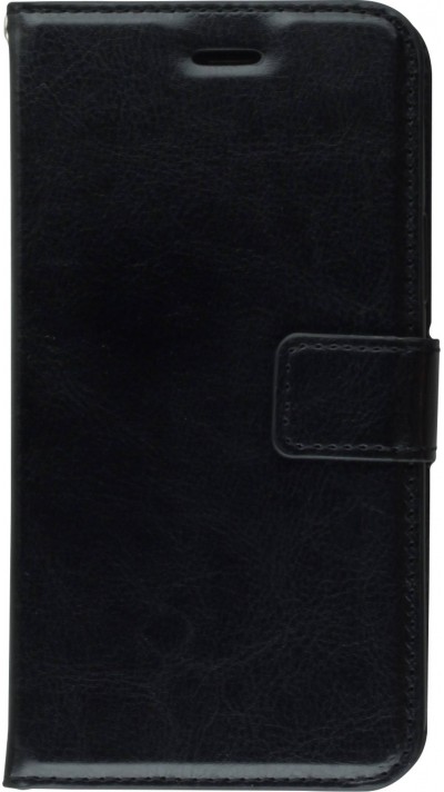 Fourre iPhone 11 Pro - Premium Flip cuir lisse porte-cartes - Noir