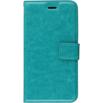 Hülle iPhone 11 Pro - Premium Flip Leder Tasche - Türkis