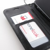 iPhone 13 Pro Max Case Hülle - Premium Flip - Schwarz