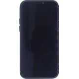 Coque iPhone 12 / 12 Pro - Silicone Mat Rude - Noir