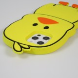 iPhone 12 Pro Max Case Hülle - Lustige Hülle 3D kleine süsse Ente - Gelb