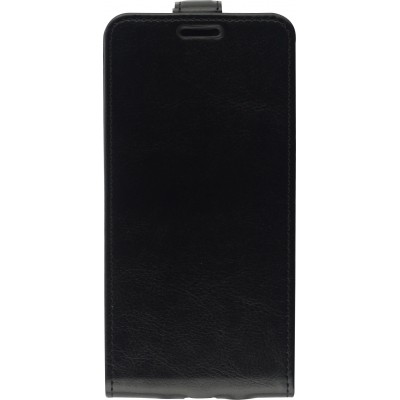 Hülle iPhone 12 / 12 Pro - vertikal Flip - Schwarz