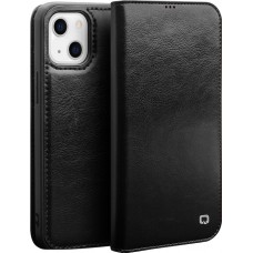 Fourre iPhone 11 Pro - Flip Qialino cuir véritable - Noir