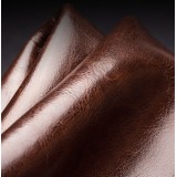 Fourre iPhone 15 - Flip Qialino cuir véritable - Noir