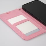 Fourre iPhone 15 - Premium Flip - Rose clair