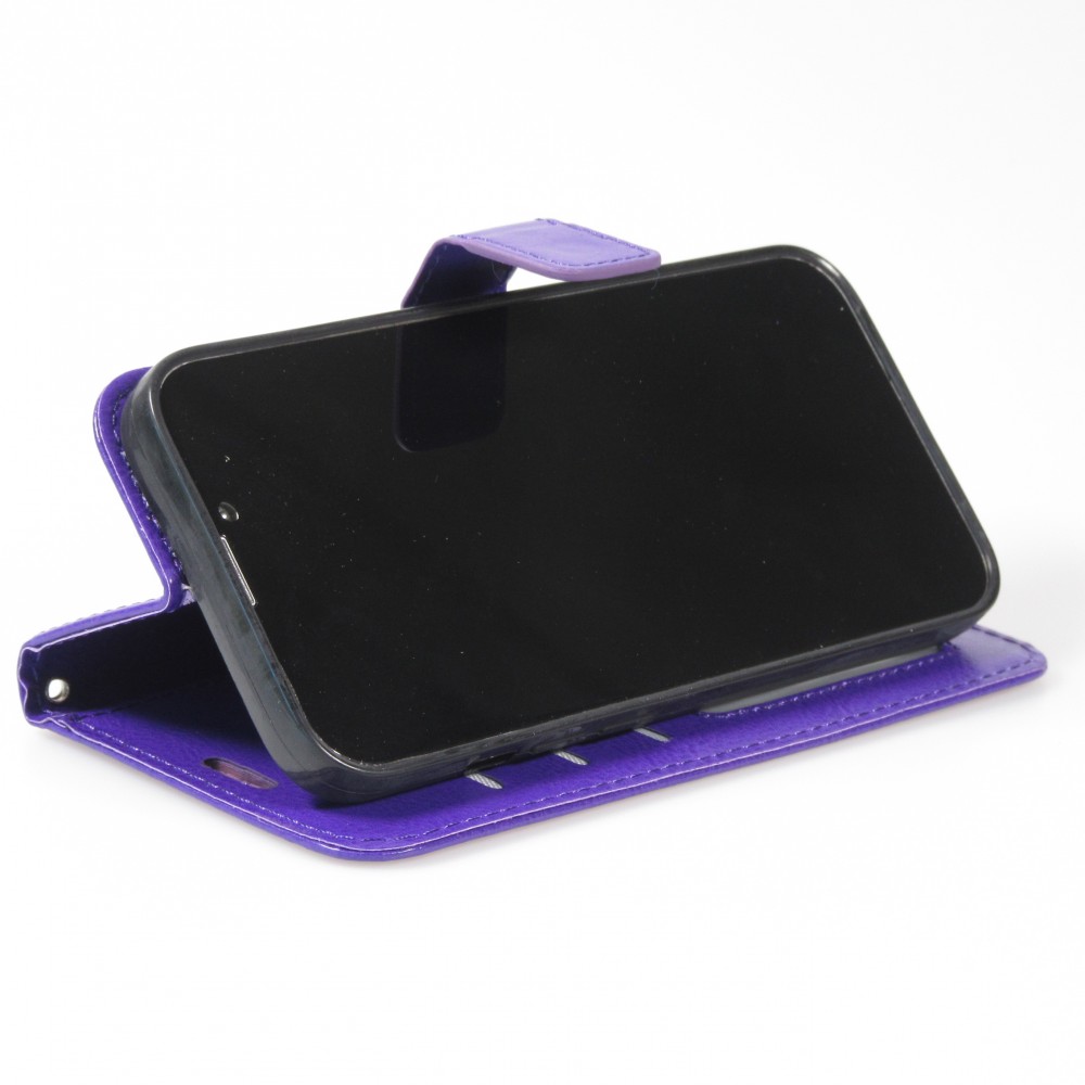 Fourre iPhone 15 Plus - Premium Flip - Violet