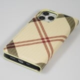 iPhone 13 Pro Case Hülle - Flip Lines - Gelb