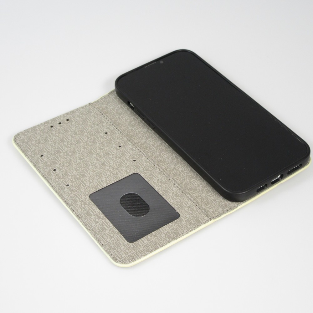 iPhone 13 Pro Case Hülle - Flip Lines - Gelb