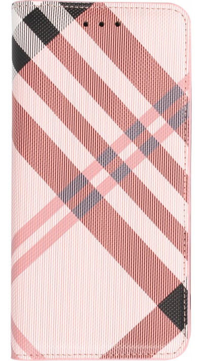 iPhone 13 Pro Case Hülle - Flip Lines - Rosa