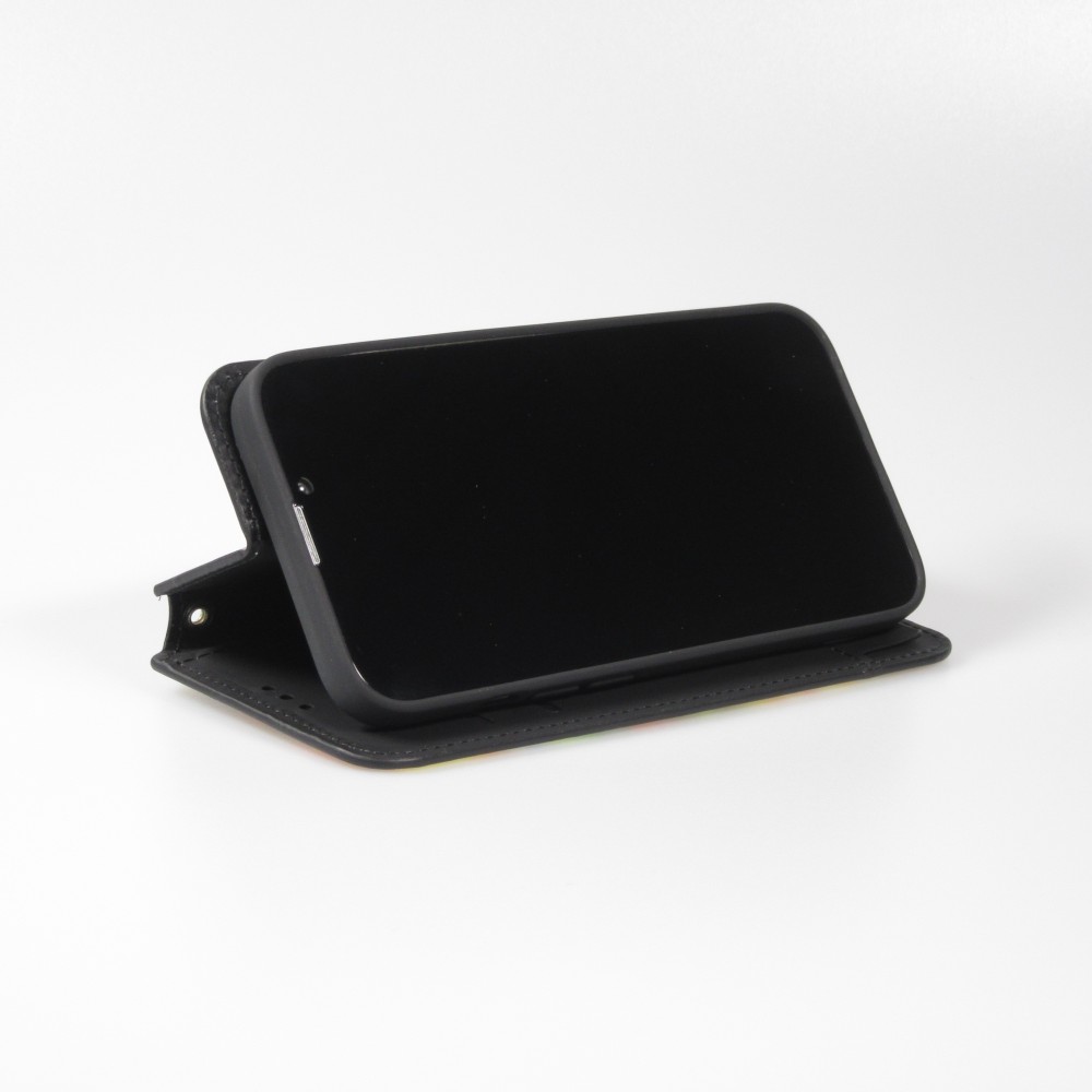 iPhone 13 Pro Case Hülle - Flip Orientalisches Mosaik mit Ablage für Kreditkarte, Ticket, SIM-Karte
