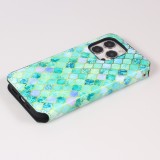 iPhone 13 Pro Case Hülle - Flip Orientalisches Mosaik mit Ablage für Kreditkarte, Ticket, SIM-Karte