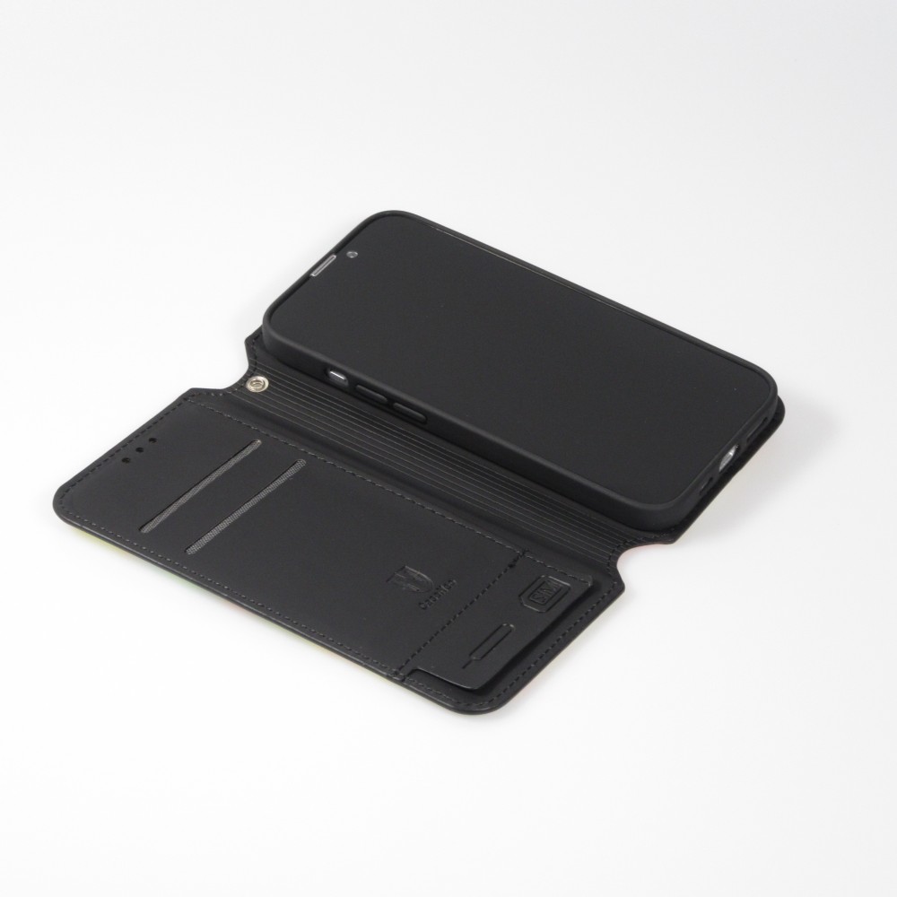 iPhone 13 Pro Case Hülle - Flip Orientalisches Mosaik mit Ablage für Kreditkarte, Ticket, SIM-Karte