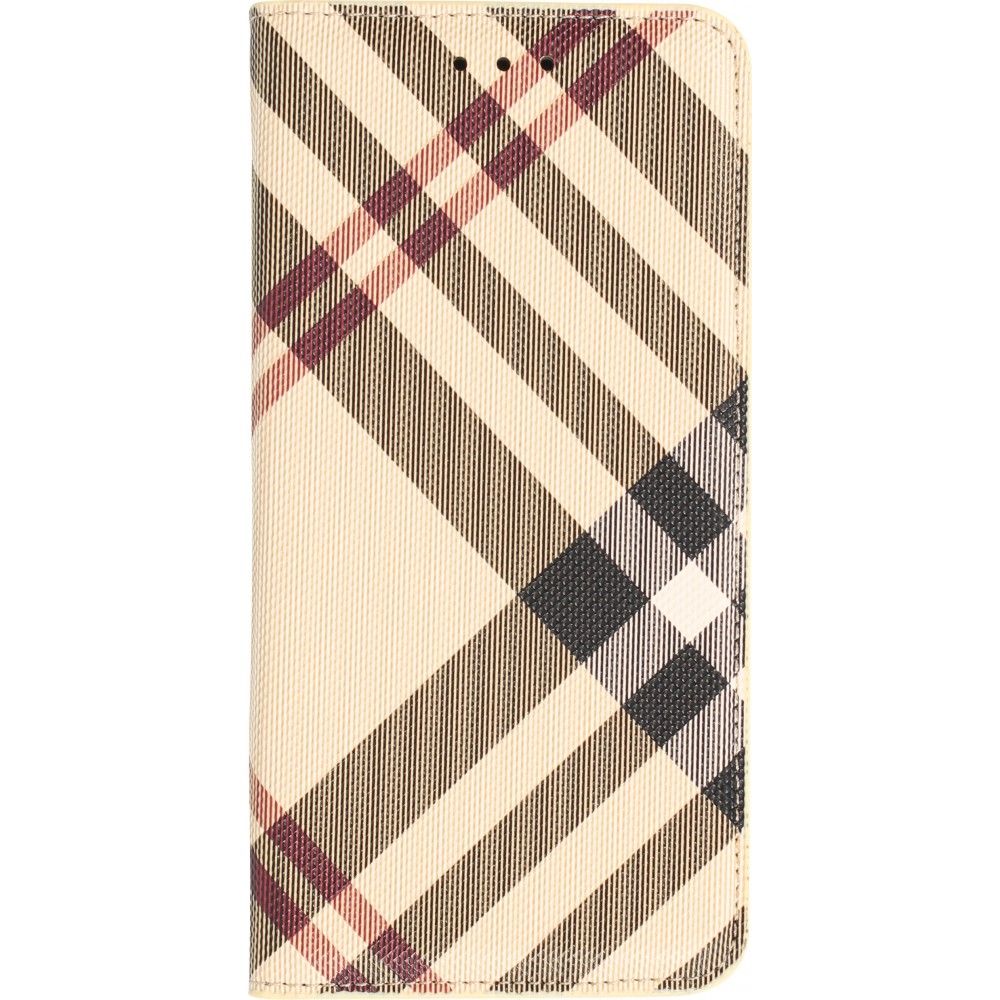 Fourre iPhone 13 Pro Max - Flip Lines - Jaune