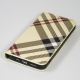 Fourre iPhone 13 Pro Max - Flip Lines - Jaune