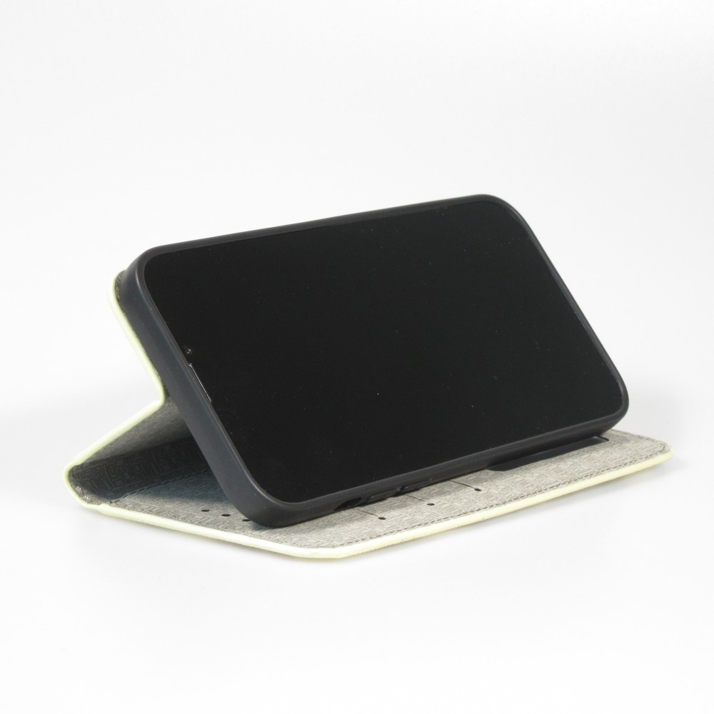 Fourre iPhone 13 Pro Max - Flip Lines - Jaune