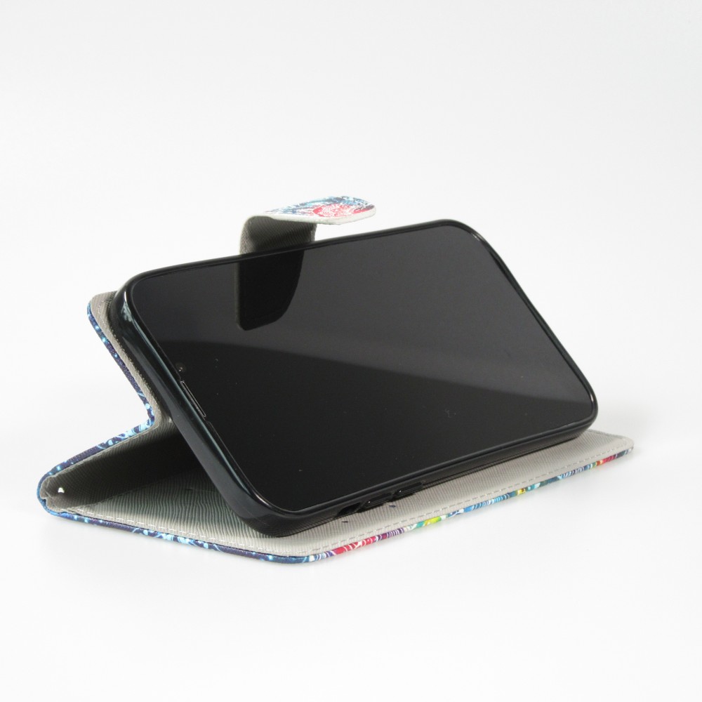 Fourre iPhone 13 Pro - Premium Wallet flip fermeture magnétique et porte-carte - Spiritual Mandala