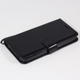 iPhone 15 Pro Max Case Hülle - Premium Flip - Schwarz