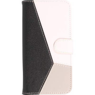 Fourre iPhone 14 - Flip Géometrique - Noir & blanc