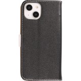 Fourre iPhone 14 - Flip Géometrique - Noir & blanc