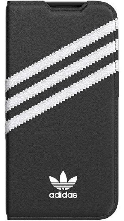 Fourre iPhone 14 Pro - Adidas Flip Booklet design 3 bandes - Noir
