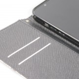 Fourre iPhone 14 Pro Max - Flip - Black & White Mandala - Blanc